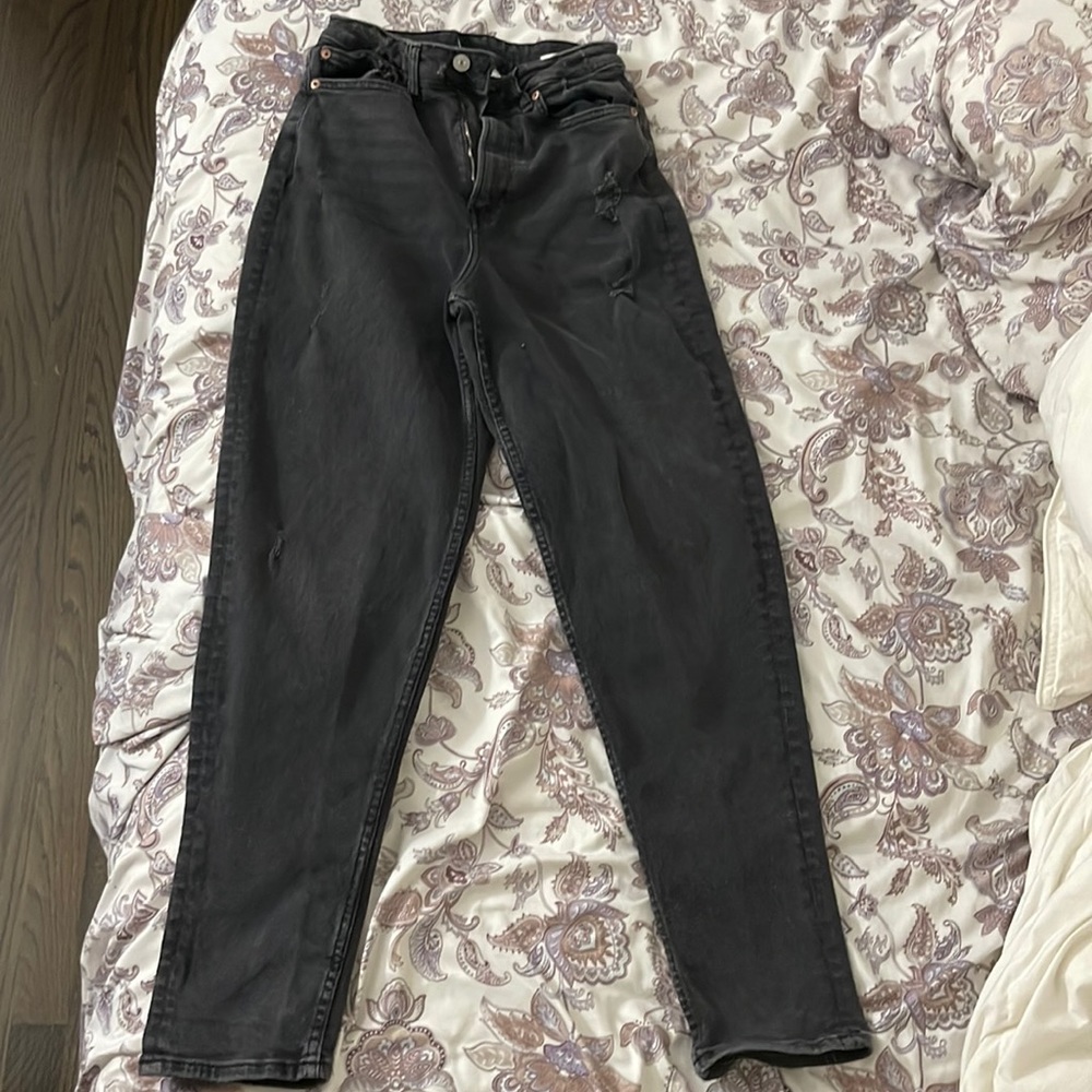H&M divided black ripped jeans